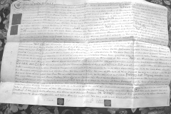 Deed for sale of land at Kilkhampton